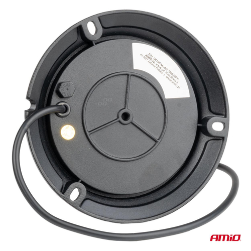 ΦΑΡΟΣ ΦΙΜΕ HEAVY DUTY W28B 12/24V ΠΟΡΤΟΚΑΛΙ 16LED ΒΙΔΩΤΟΣ Υ77mm Φ110mm AMIO - 1 τεμ.