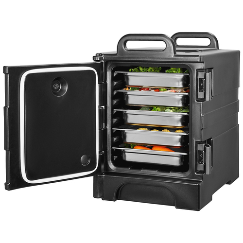 VEVOR Insulated Food Carrier Stackable Catering Dishbox 81QT Chafing Dish