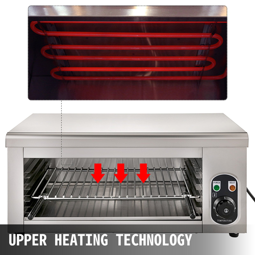 Salamander Broiler Salamander Ρυθμιζόμενο πλέγμα σε φούρνο Ηλεκτρικό τήγμα τυριών