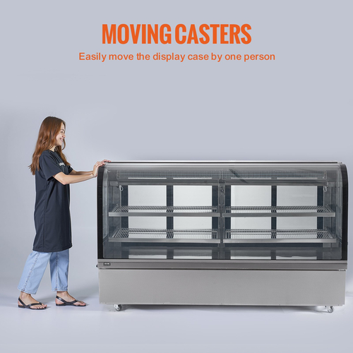 Ψυγείο VEVOR Βιτρίνα Ψυγείου Bakery Display Θήκη Ψυγείου 32 cu ft/901L 4-Tier
