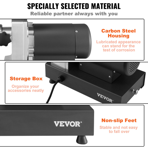 VEVOR Ηλεκτρική Κρεατομηχανή βαρέως τύπου 992 Lb/H χωρητικότητας 1100 W &amp; λουκάνικα