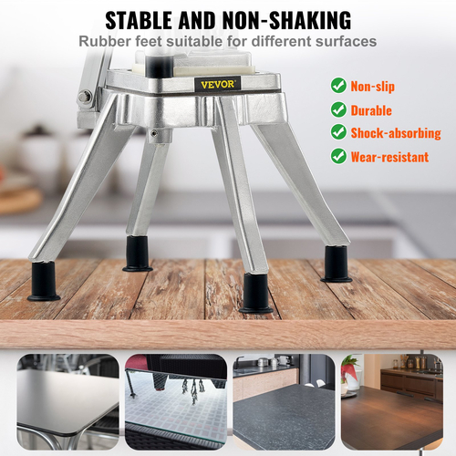 VEVOR Εμπορικός κόφτης λαχανικών φρούτων 1/2″ Blade Heavy Duty Professional Food Dicer Kattex Κόφτης τηγανιτός Κόφτης κρεμμυδιού Ανοξείδωτος χάλυβας για πιπεριές ντομάτας Μανιτάρι πατάτας, κομματάκι