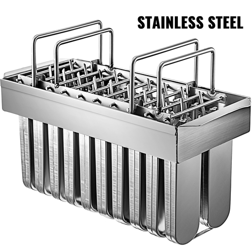 Καλούπια παγωτού VEVOR Stainless Steel 304 Καλούπια από ανοξείδωτο ατσάλι, 20 τεμ.