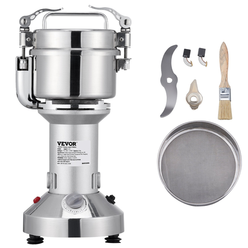 VEVOR 150g Εμπορικός Μύλος Μπαχαρικών Ηλεκτρικός Μύλος Σιτηρών Υψηλής Ταχύτητας