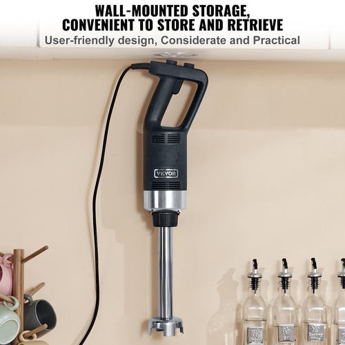 VEVOR Commercial Immersion Blender Heavy Duty Hand Mixer 750W Μεταβλητής Ταχύτητας
