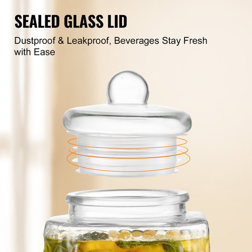 VEVOR Drink Dispenser 1.5 Gal Beverage Dispenser for Parties Ποτήρι με βάση