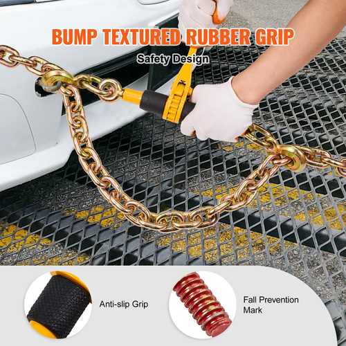 VEVOR Chain Binder Ratchet Load Binder 1/4&quot;-5/16&quot; 2600 lbs for Tie Down 2 Pack