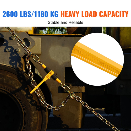 VEVOR Chain Binder Ratchet Load Binder 1/4&quot;-5/16&quot; 2600 lbs for Tie Down 4 Pack