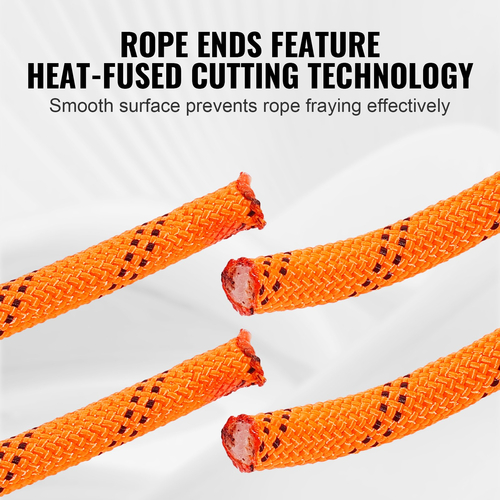 VEVOR Arborist Tree Climbing Rope Double Braid Polyester 3/4&quot; x 220&#039; 24-Strand