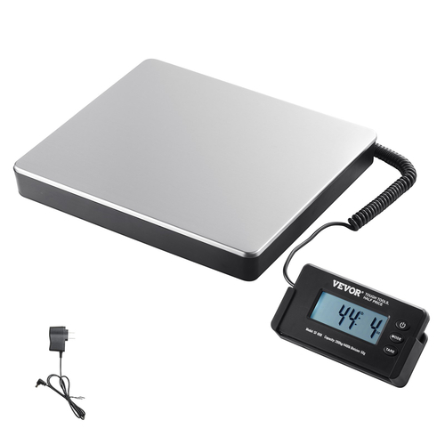 Ψηφιακή ταχυδρομική ζυγαριά αποστολής VEVOR 440 lbs x 1,7 oz. Πακέτο AC/DC LCD