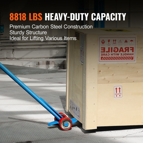 VEVOR Pallet Buster, λαβή 60 ιντσών, χωρητικότητα βάρους 8818 λίβρες, ανθρακούχο χάλυβα Q235, βαρέως τύπου Deck Wrecker Demolition Wood Pallet Tool Breaker Pry Bar Puller για αποτελεσματική και εύκολη αφαίρεση σανίδων