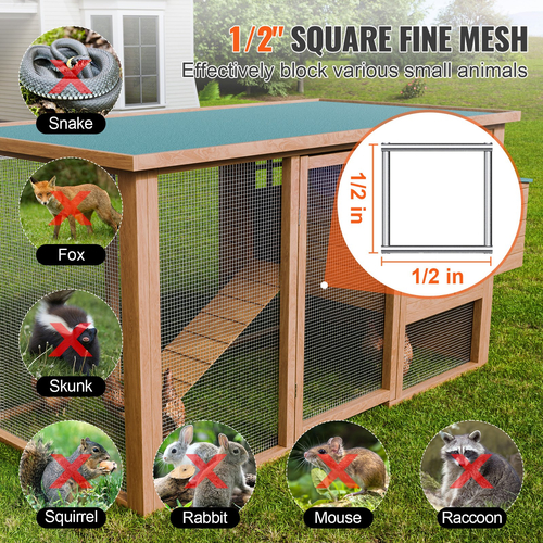 Ύφασμα VEVOR Hardware 1/2&quot; 36 ιντσών x 50 πόδια 19 Ga Wire Mesh Roll Chicken περίφραξη