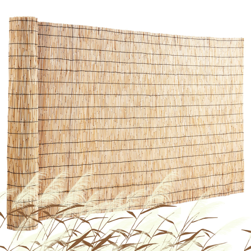 VEVOR Reed Fence Backyard Landscaping Privacy Blind Fence Screen 16,4&#039; x 5,5&#039;