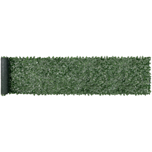 VEVOR Ivy Privacy Fence, Τεχνητή πράσινη οθόνη τοίχου 1 x 5m, Greenery Ivy Fence με διχτυωτό ύφασμα και ενισχυμένη άρθρωση, Faux Hedges Διακόσμηση αμπελόφυλλων για εξωτερικό κήπο, αυλή, μπαλκόνι
