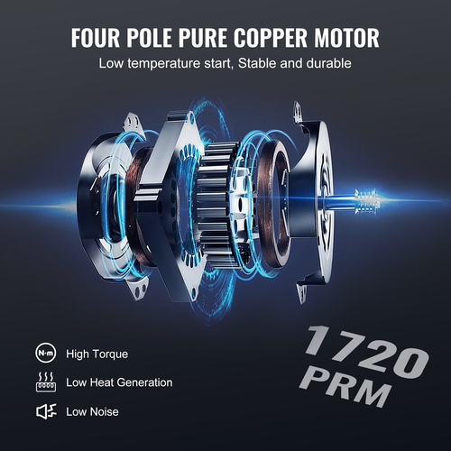VEVOR 1/5 HP 3,5 CFM AC σετ αντλίας κενού και μετρητή, Περιστροφικό πτερύγιο HVAC Air Pump A/C Σετ μετρητή πολλαπλής σκούπας, με τσάντα μεταφοράς εύκαμπτων σωλήνων τριών χρωμάτων, Ισχύει για R134a, R410a