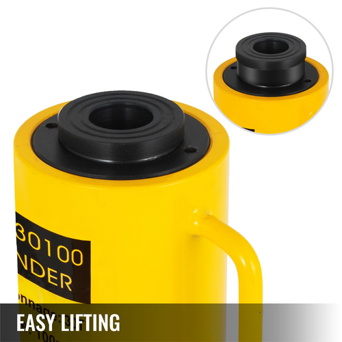 VEVOR 30Ton 4 ιντσών Stroke Hollow Hydraulic Cylinder Jack 66000LBS Lift Cylinder Industrial Durable Automotive Body Bending