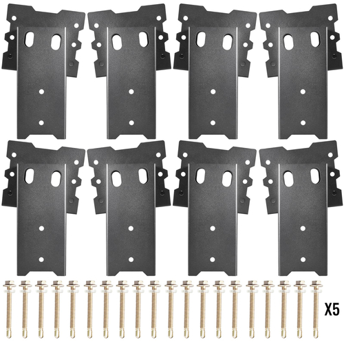 Βάση για τυφλά VEVOR Deer, 4&quot; x 4&quot; 8 υπολογιστές Βάση στήριξης για ελάφι με ατσάλι με επίστρωση πούδρας, στηρίγματα Tree House Βάση ελάφια βαρέως τύπου, υπερυψωμένα στόρια ελαφιού για εξωτερική πλατφόρμα και βάση κυνηγιού με κιτ βιδών