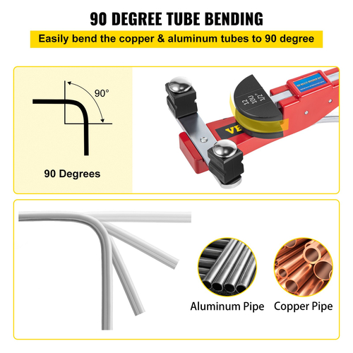 Manual Tube Bender Kit 7 Heads 1/4