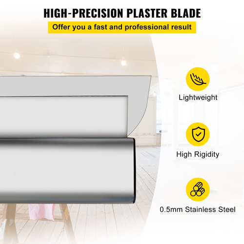 VEVOR Γυψοσανίδας Skimming Blade Putty Knife Combo 10/24/32 ιντσών Εργαλείο σπάτουλας με λαβή