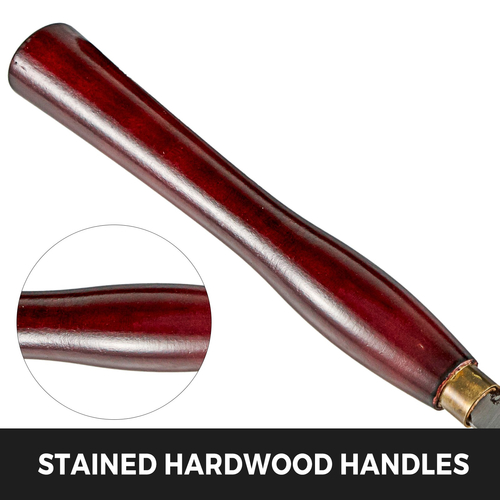 VEVOR Wood Chisel Σετ 8τμχ Σμίλες τόρνου 7INCH/17CM Ξυλουργικές σμίλες 9INCH Εργαλεία τόρνου ξύλου Σμίλες τόρνου Εργαλειοθήκη ξύλου για ξυλογλυπτική ρίζα σκάλισμα επίπλων σκάλισμα Τόρνοι κόκκινο