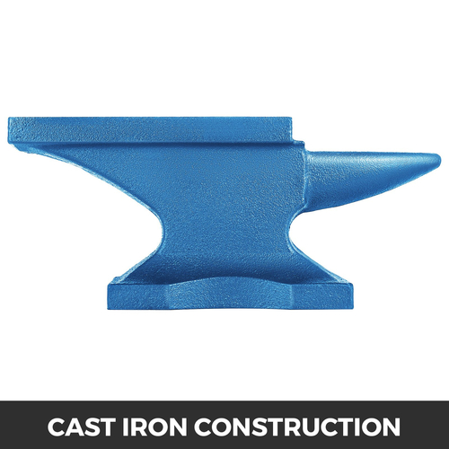 VEVOR Single Horn Anvil 25Lbs/11Kg Χυτοσίδηρος σιδηρουργός αμόνι προς πώληση Εργαλεία και εξοπλισμός σφυρηλάτησης Anvil Rugged Round Horn Anvil Blacksmith Jewelers Metalsmith Blacksmith Tool
