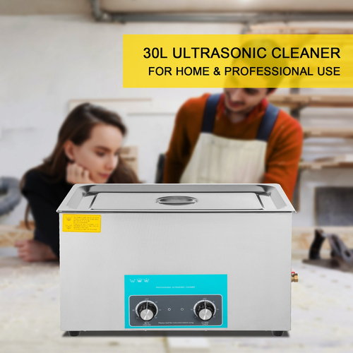 VEVOR 30L Ultrasonic Cleaner Καθαριστικό κοσμημάτων με χρονοδιακόπτη θερμάστρας για πόμολο καθαρισμού κοσμημάτων Δαχτυλίδια γυαλιών Οδοντοστοιχίες Μουσικά όργανα
