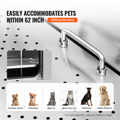 Σταθμός μπάνιου VEVOR 1.57M Pet Dog με σκάλες, Επαγγελματική μπανιέρα περιποίησης σκύλων από ανοξείδωτο χάλυβα με κουτί σαπουνιού, βρύση, πλούσιο αξεσουάρ, μπανιέρα για μεγάλα, μεσαία, μικρά κατοικίδια, νεροχύτης για το σπίτι (αριστερά)
