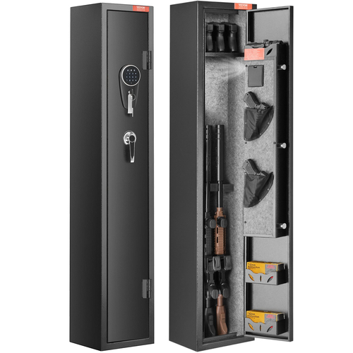 VEVOR Gun Safe Rifle Θυρίδα ασφαλείας με ψηφιακό πληκτρολόγιο &amp; κλειδαριά για 3 τουφέκια και 4 πιστόλια