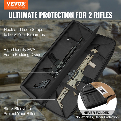 Τσάντα τυφεκίου VEVOR 36 ιντσών Tactical Double Long Gun Bag για 2 τουφέκια &amp; 2 πιστόλια