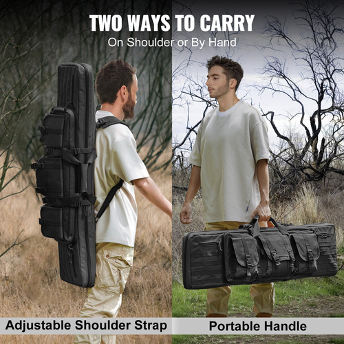 Τσάντα τυφεκίου VEVOR 36 ιντσών Tactical Double Long Gun Bag για 2 τουφέκια &amp; 2 πιστόλια