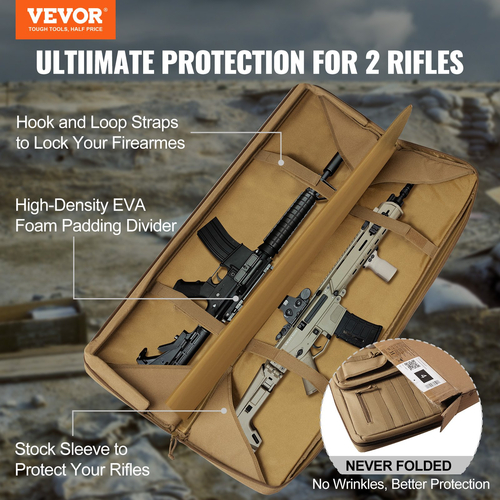 Τσάντα τυφεκίου VEVOR 36 ιντσών Tactical Double Long Gun Bag για 2 τουφέκια &amp; 2 πιστόλια