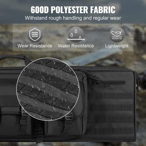 Τσάντα τυφεκίου VEVOR 42 ιντσών Tactical Double Long Gun Bag για 2 τουφέκια &amp; 2 πιστόλια
