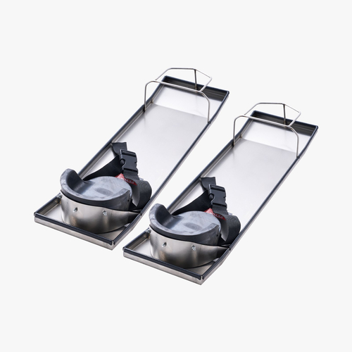 VEVOR Concrete Knee Boards Slider Knee Boards 28” x 8” Kneeer Board Γόνατα από ανοξείδωτο χάλυβα Sliders από σκυρόδεμα Κινούμενα συρόμενα ζευγάρια με τσιμεντένια επιγονατάκια &amp; ιμάντες σανίδας για φινίρισμα από σκυρόδεμα