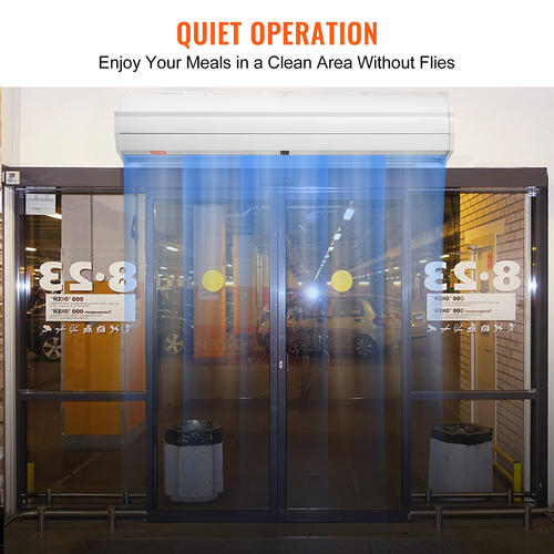 VEVOR 1,2m Commercial Air Curtain Indoor Super Power 2 Speeds 2038m³/h, Επιτοίχια κουρτίνες για πόρτες με πιστοποίηση UL, ανεμιστήρας εσωτερικού χώρου με οριακό διακόπτη βαρέως τύπου, Εύκολη εγκατάσταση χωρίς θέρμανση