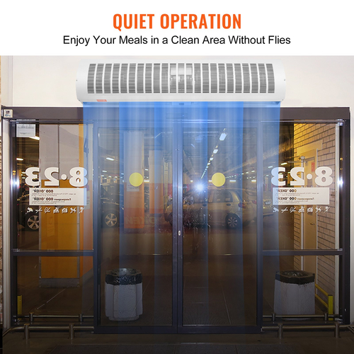 VEVOR 1,1m Commercial Air Curtain Indoor Super Power 2 Speeds 2292m³/h, Επιτοίχια κουρτίνες για πόρτες με πιστοποίηση UL, ανεμιστήρας εσωτερικού χώρου με οριακό διακόπτη βαρέως τύπου, Εύκολη εγκατάσταση χωρίς θέρμανση