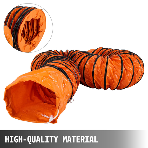 Εσωτερικό σωλήνα VEVOR 25FT Duct, PVC Flexible 12 ιντσών φορητό για ανεμιστήρα εξάτμισης