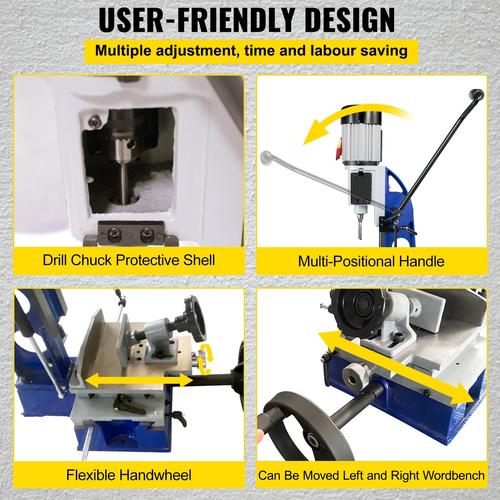 VEVOR Mortise Machine Powermatic Mortise με κινητό πάγκο εργασίας για ξυλουργική