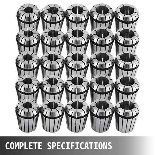 VEVOR Σετ Collet 25 τμχ ER32 Collet Chuck 1/16 ιντσών-3/4 ιντσών Σετ ελατηριωτών κολετών βάσης για CNC μηχανή χάραξης &amp; εργαλείο τόρνου φρεζαρίσματος (ER32)