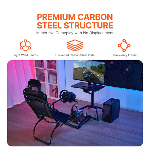 VEVOR Racing Wheel Stand Αναδιπλούμενο για Logitech G923/G920/G29 GT/Λειτουργία Formula