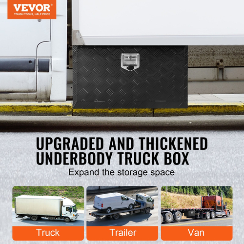 VEVOR Underbody Truck Tool Box 36&quot; x 14&quot; x 16&quot; Trailer RV Tool Storage