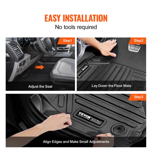 VEVOR Automotive πατάκια Fits for Dodge Ram 1500 2019-2024 3 τεμ.