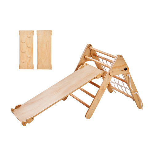 VEVOR Pikler Triangle Set 4 σε 1 Montessori αναρριχητικά παιχνίδια για νήπια 1-3 ετών
