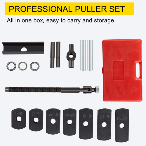 VEVOR Liner Puller Cylinder Liner Puller, Diesel Engines Liner Puller Tool, διάμετρος προσαρμογής ξηρού και υγρού τύπου 75 mm-138 mm, Σετ εργαλείων εξολκέα επένδυσης κυλίνδρων γενικής χρήσης για επισκευή αυτοκινήτων