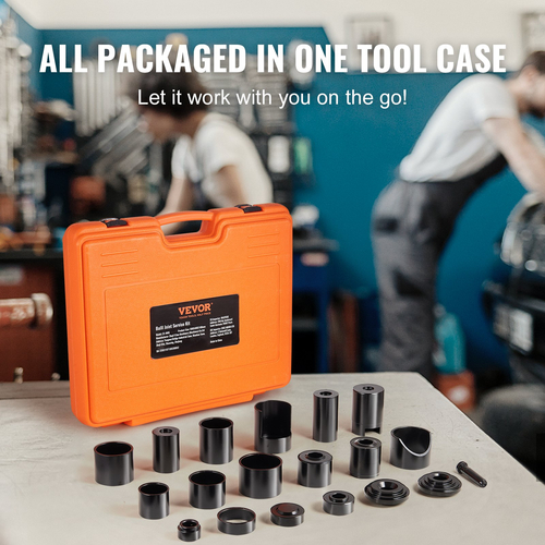 VEVOR Ball Joint Press Kit C-press Ball Joint Tools 21 τμχ Σετ επισκευής αυτοκινήτων
