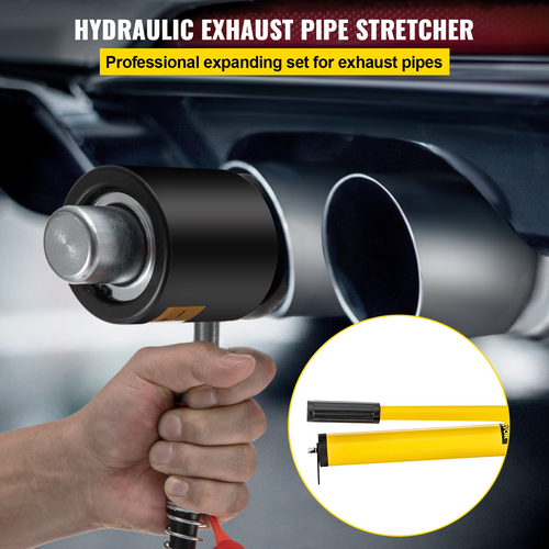 VEVOR Hydraulic Exhaust Pipe Expander, μέγεθος 1-5/8&quot; έως 4-1/4&quot;, 10 T χειροκίνητο φορείο υδραυλικού σωλήνα με 4 μήτρες και 2 θήκη αποθήκευσης για σωλήνες χαλκού, αλουμινίου στην επισκευή αυτοκινήτων