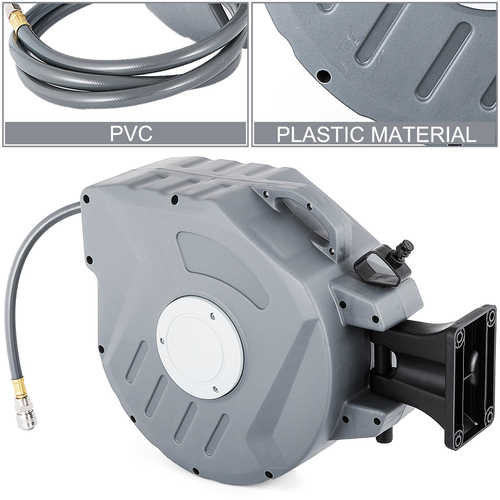 VEVOR 20M Auto Rewind Air Rewind Hose Roel Line Compressor Επιτοίχια Rewind 65ft sip super mega καρούλι σωλήνα αέρα 20m καρούλι σωλήνα πεπιεσμένου αέρα