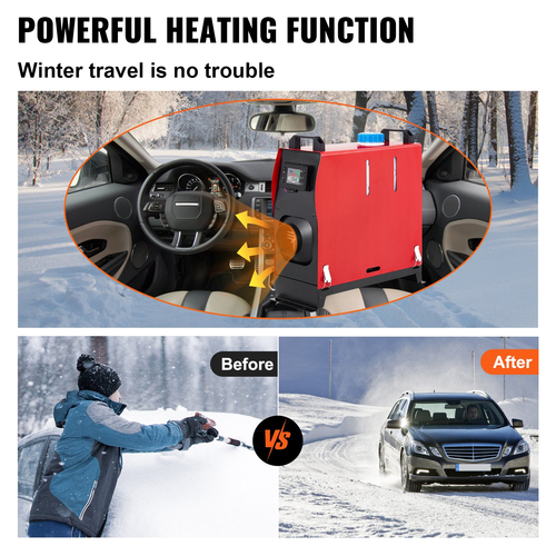 Air Diesel Heater Θερμαντήρας καυσίμου 12V 8KW με διακόπτη LCD σιγαστήρα για φορτηγά RV