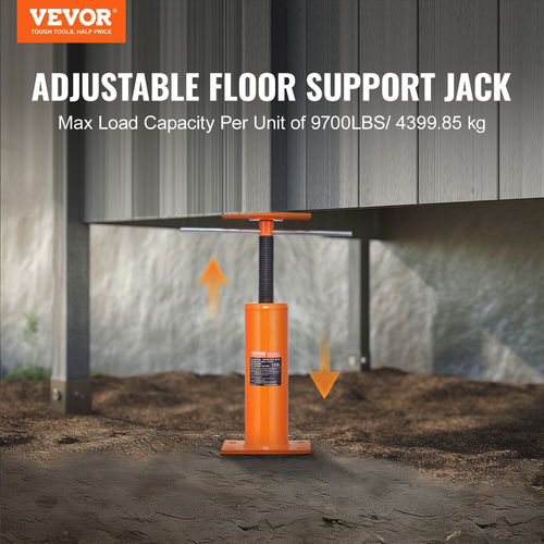 VEVOR Ρυθμιζόμενος ανελκυστήρας δαπέδου Jack Post House Ισοπεδωτικός ανελκυστήρας 12&quot;-16&quot; Ύψος