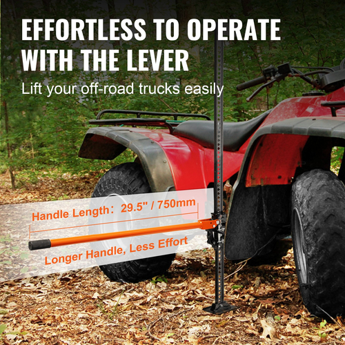 VEVOR High Lift Farm Jack, 60&quot; Utility Farm Jack, 7000 lbs Capacity Ratcheting Off Road Utility Jack, Heavy-Duty Farm Jack για τρακτέρ, φορτηγό, SUV, ανυψωτικό προφυλακτήρα, πορτοκαλί