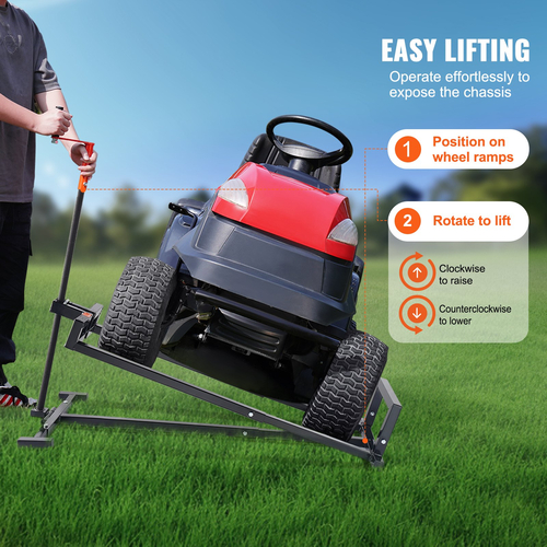 VEVOR 880 Lbs Ride on Lawn Mower Lift Jack για χορτοκοπτικά και τρακτέρ κήπου